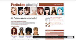 Desktop Screenshot of perueckenguenstig.com